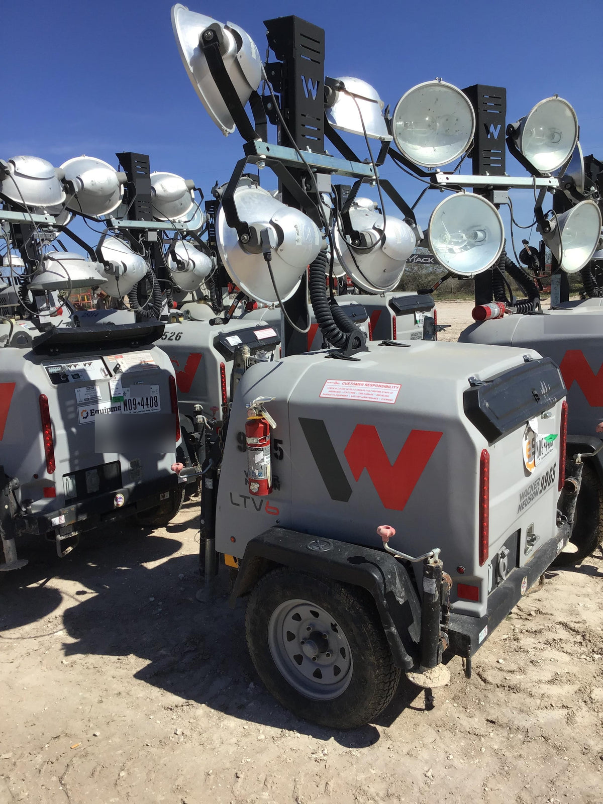 Wacker Neuson LTV6K-MH Wacker Neuson LTV6K Towable Light Tower
