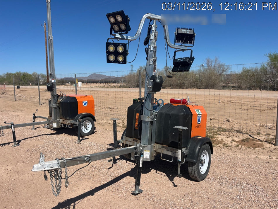 2024 Wanco WLTT-4MM4K Diesel, Deep Sea Controller, Shore Power Plug, Auto Start, (4) 350W LED Floodlights, 4kW Generator, 60 Gal Fuel Tank, 2" Ball, T3