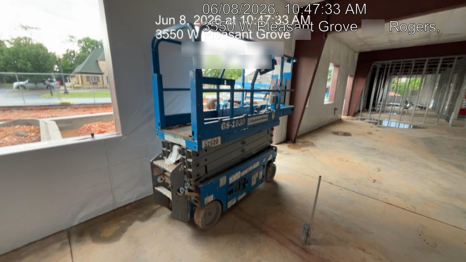 2020 Genie GS-1930 Solid Non Marking Tires, Beacon, Folding rails with half height swing gate