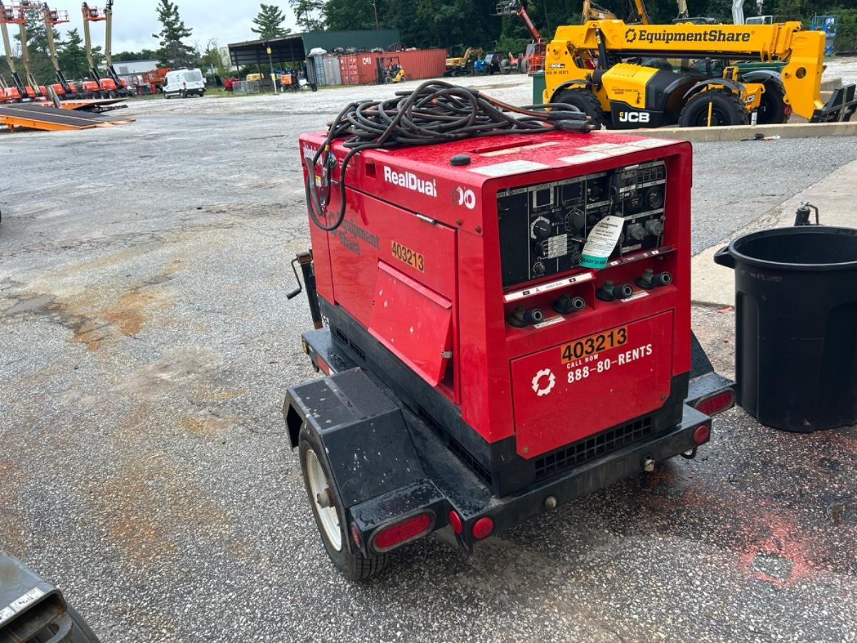 2024 Shindaiwa DGW400MDL Kubota D902 Engine, 23 HP, Dual Op Welder, Wire, Arc, Droop Stick, Tig, and CC Stick Functionality, Simulphase, 3 Phase and 1 Phase Gen Output, Single Axle NB Trlr, Slr Trckl Chrg 12V 12W, Fire Ext