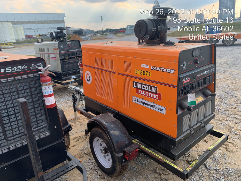 2022 LINCOLN ELECTRIC Vantage 549X