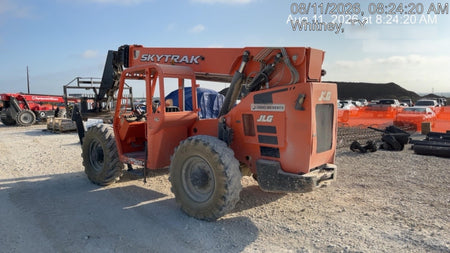 2018 Skytrak 10054 Skytrak 10054 10K Telehandler w/Open ROPS Solid Tires, LED Work Lights, Rotating Beacon, 60" Carriage/60" Forks