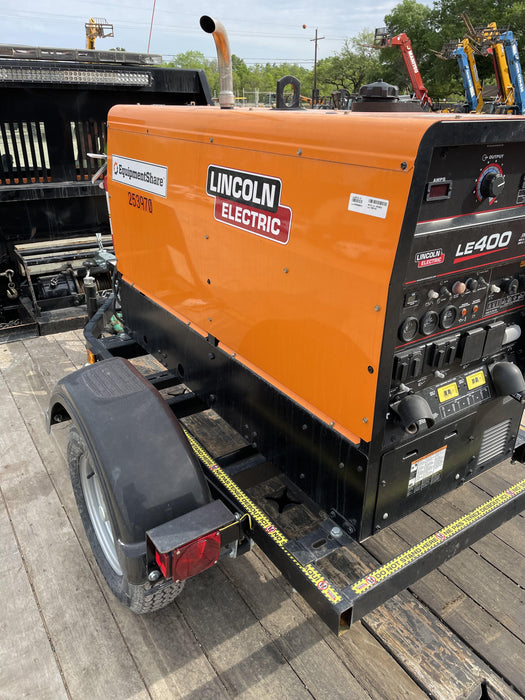 2022 Lincoln Electric LE400 Kubota V1505, Trlr, Cable Rack, Light Kit, ES Decals, T3