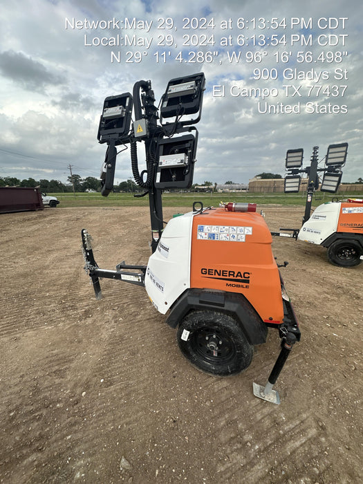 2024 Generac MLT2 Diesel, Flex Switch 120V Input, Powerzone Controller, 
(4) 320W LED Lights, 4kW Generator, 39.9 Gal Fuel Tank, 2" Ball, T3