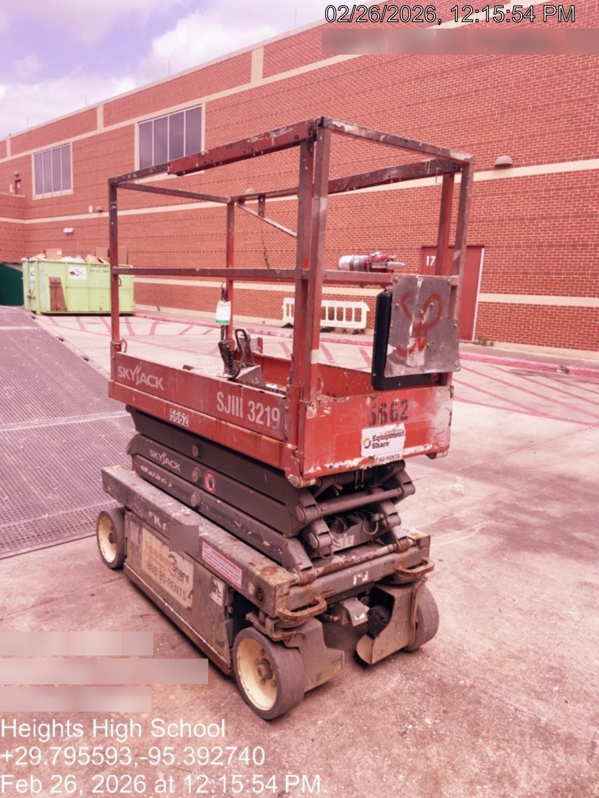 2018 SKYJACK SJIII-3219