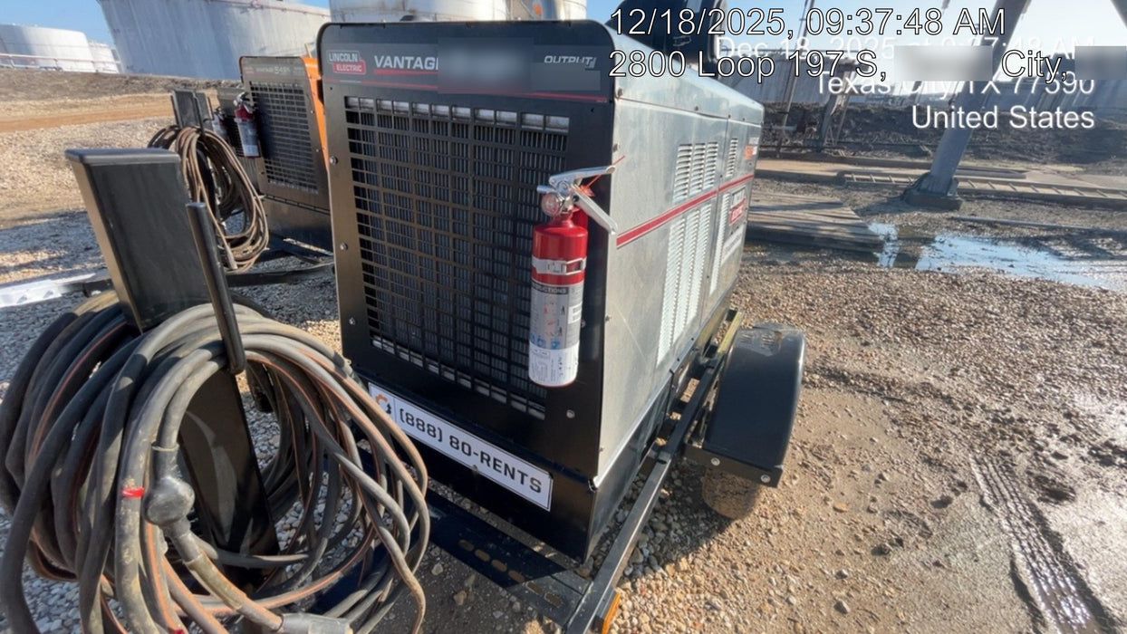 2024 Lincoln Electric Vantage 549X Vantage 549X Ready Pak 3 w/ Telematics & Decals, Stainless (Includes Trailer, Cable Rack, Fender Light Kit), part #K3534-2-RP3MES