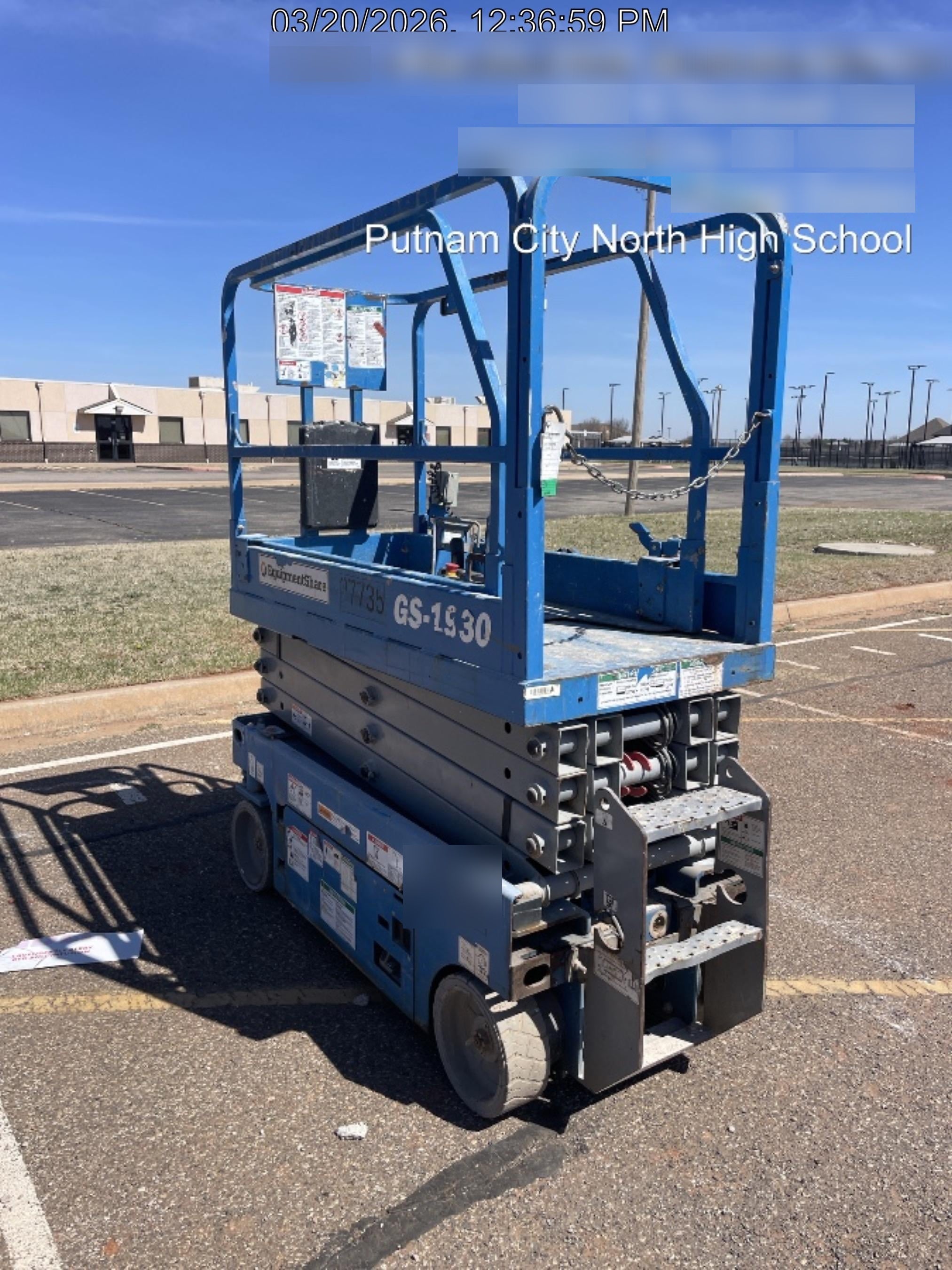 2018 Genie GS-1930 GS-1930 w/Fixed Rail, Chain Entry