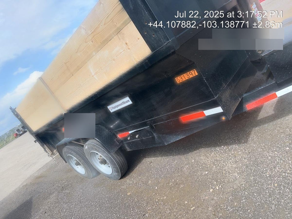 2025 TEXAS PRIDE TRAILERS DT714416KBP
