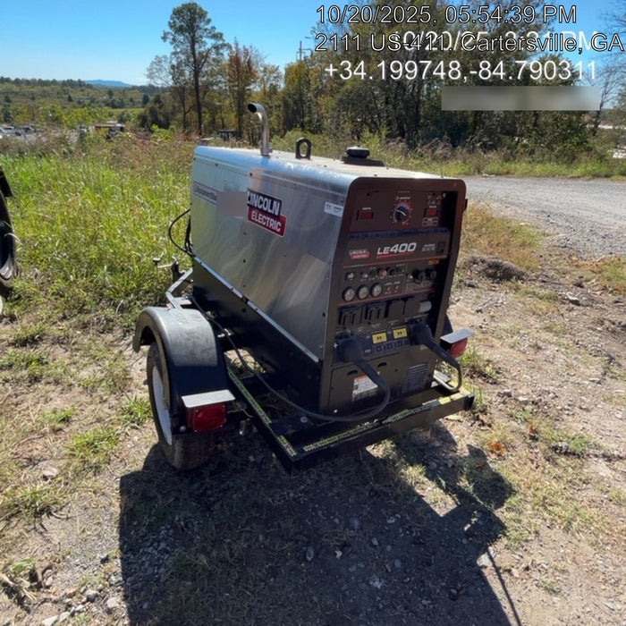 2024 Lincoln Electric LE400 Kubota V1505, Trlr, Cable Rack, Light Kit, ES Decals, T3