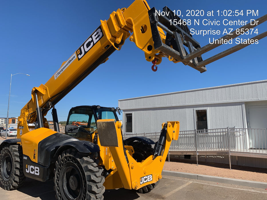 2020 JCB 510-56 Cab/Heat/Air, Solid Tires, Work Lights, Beacon, Aux Hydraulics, Back up Alarm, Lifting Eye, ES Decals