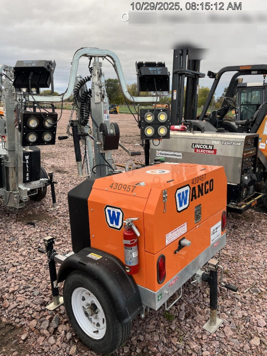 2024 Wanco WLTT-4MM4K Diesel, Deep Sea Controller, Shore Power Plug, Auto Start, (4) 350W LED Floodlights, 4kW Generator, 60 Gal Fuel Tank, 2" Ball, T3