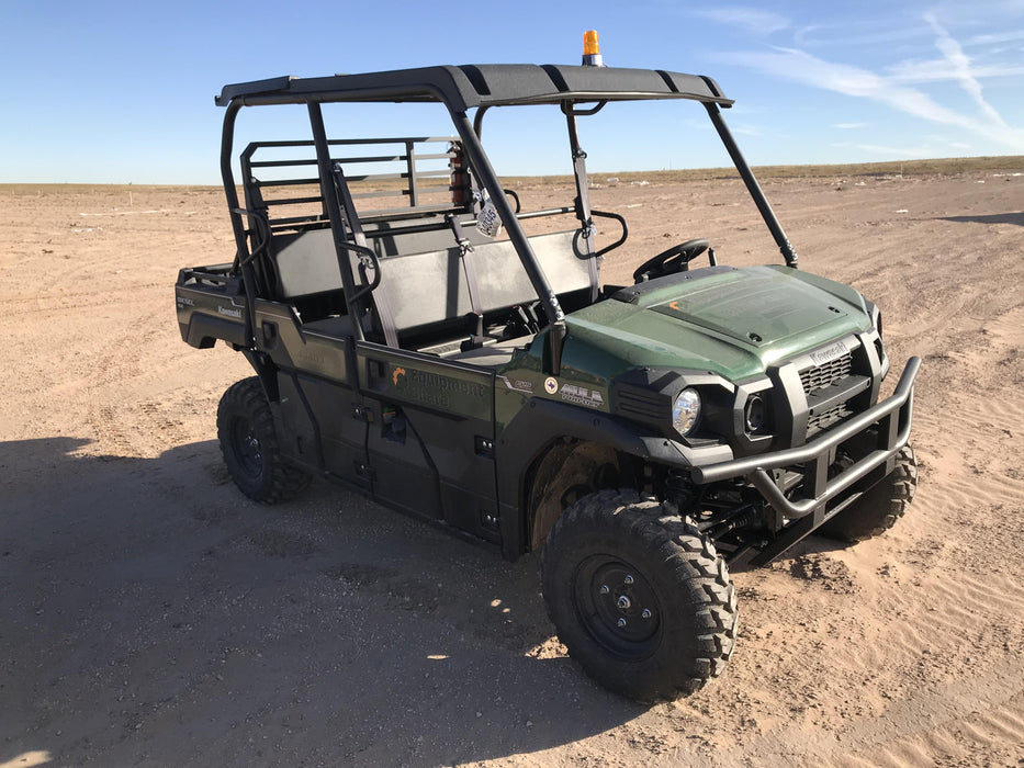 2019 Kawasaki Mule PRO-DXT Standard Options, Backup Alarm, Beacon, Plastic Hard Top, Poly Windshield, Horn Kit