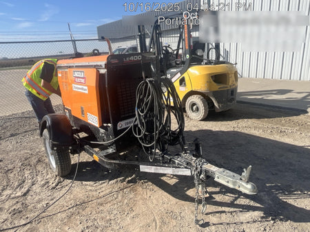 2023 Lincoln Electric LE400 Kubota V1505, Trlr, Cable Rack, Light Kit, ES Decals, T3