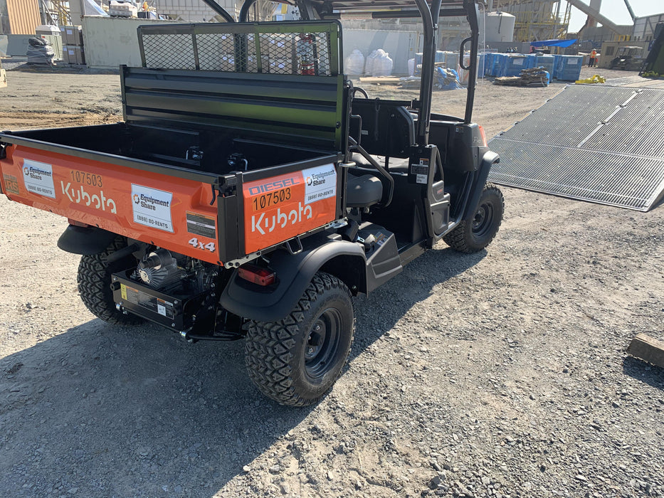 2020 Kubota RTV-X1140W-H Canopy, 4-Seater, Diesel, Windshield Acrylic Clear, Strobe Light, Backup Alarm