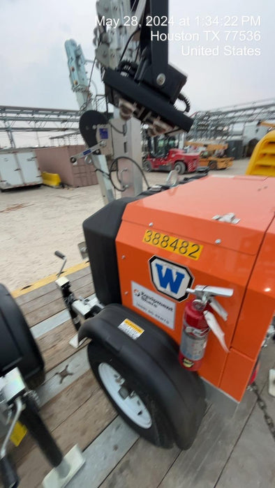 2024 Wanco WLTT-4MM4K Diesel, Deep Sea Controller, Shore Power Plug, Auto Start, (4) 350W LED Floodlights, 4kW Generator, 60 Gal Fuel Tank, 2" Ball, T3