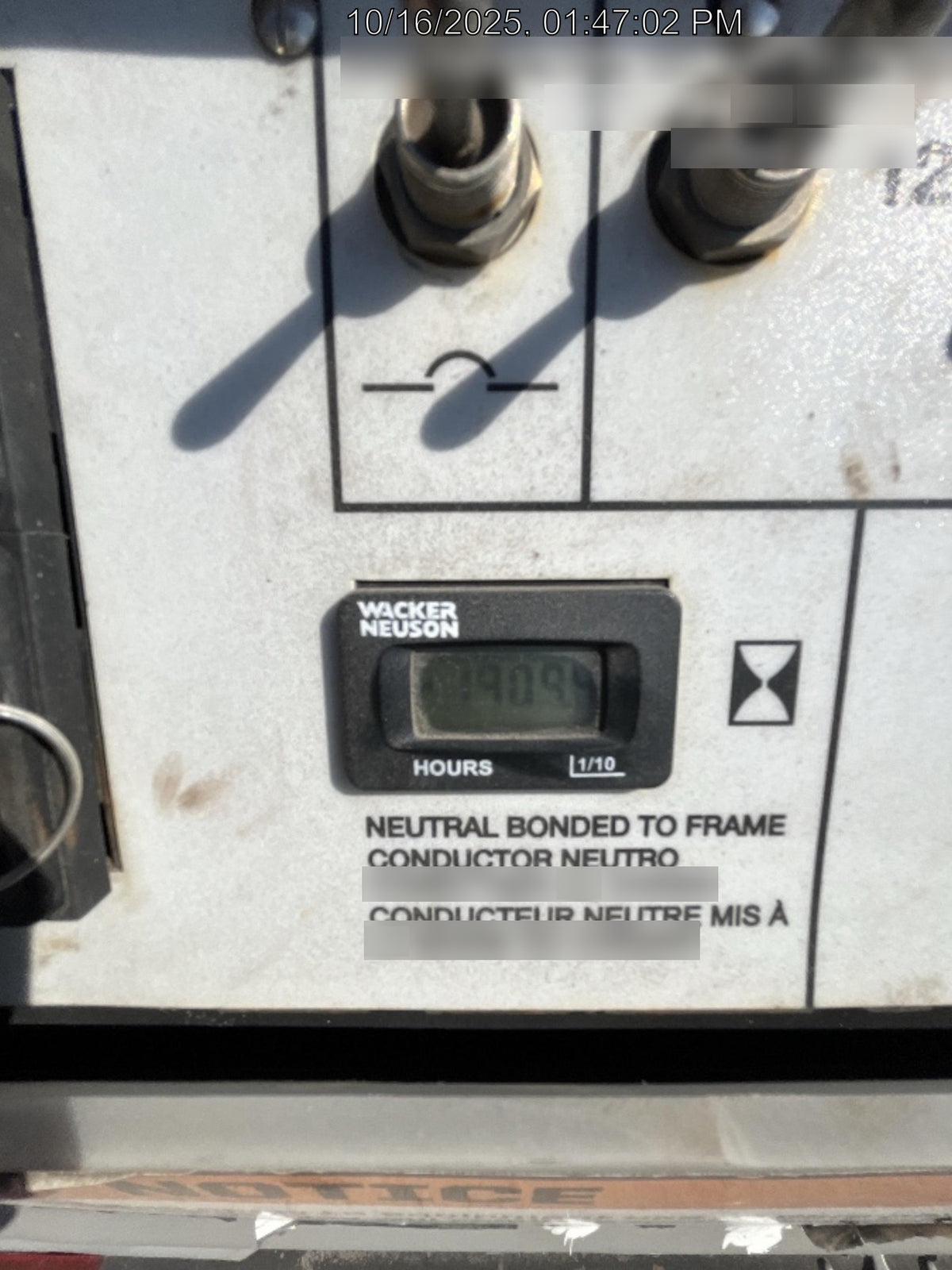 2019 Wacker Neuson LTV6L-MH Standard Options, ES Track Hardware, Fuel Level Sensor
