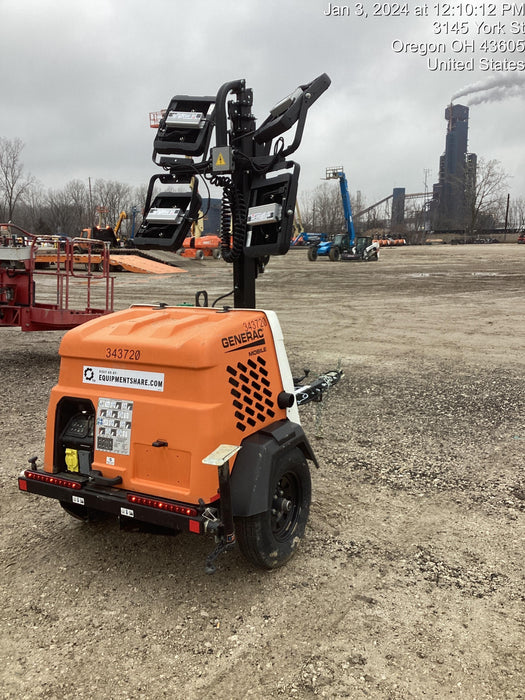2023 Generac MLT2 Diesel, Flex Switch 120V Input, Powerzone Controller, (4) 320W LED Lights, 4kW Generator, 39.9 Gal Fuel Tank, 2" Ball, T3