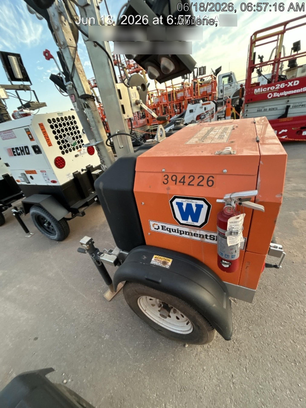 2024 Wanco WLTT-4MM4K Diesel, Deep Sea Controller, Shore Power Plug, Auto Start, (4) 350W LED Floodlights, 4kW Generator, 60 Gal Fuel Tank, 2" Ball, T3