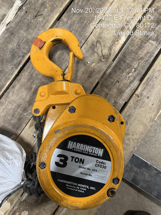 2022 HARRINGTON CF030-20