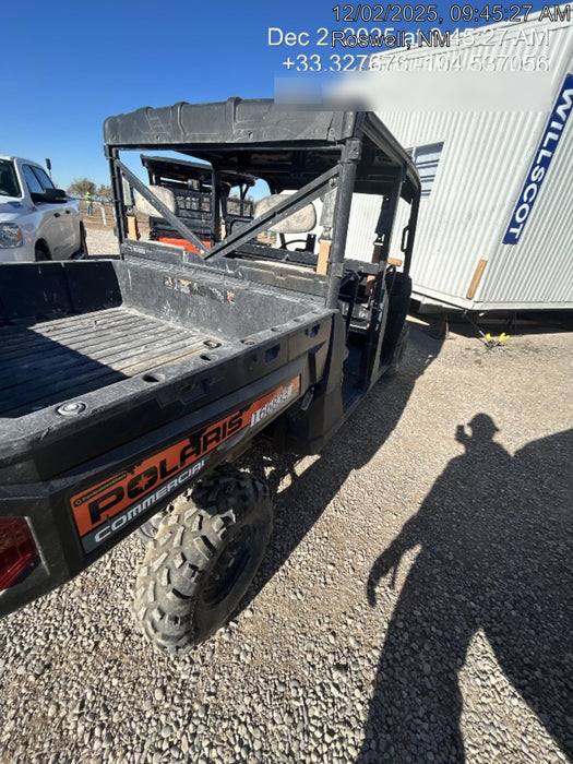 2021 Polaris Pro XD 4000D AWD Canopy, Diesel, 4-6 Passenger, LED Strobe, Rearview Mirror