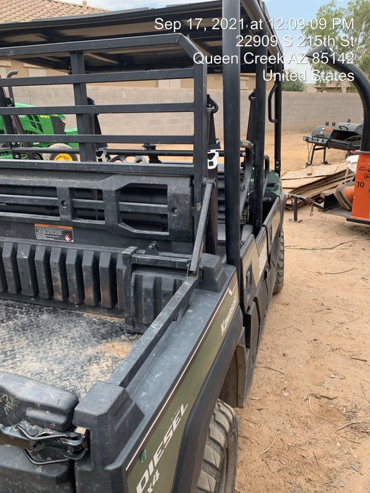 2019 Kawasaki Mule PRO-DXT Standard Options, Backup Alarm, Beacon, Plastic Hard Top, Poly Windshield, Horn Kit