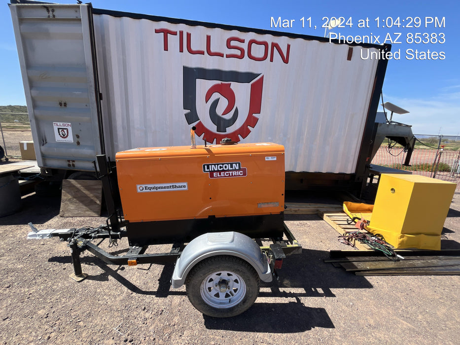 2022 Lincoln Electric LE400 Kubota V1505, Trlr, Cable Rack, Light Kit, ES Decals, T3