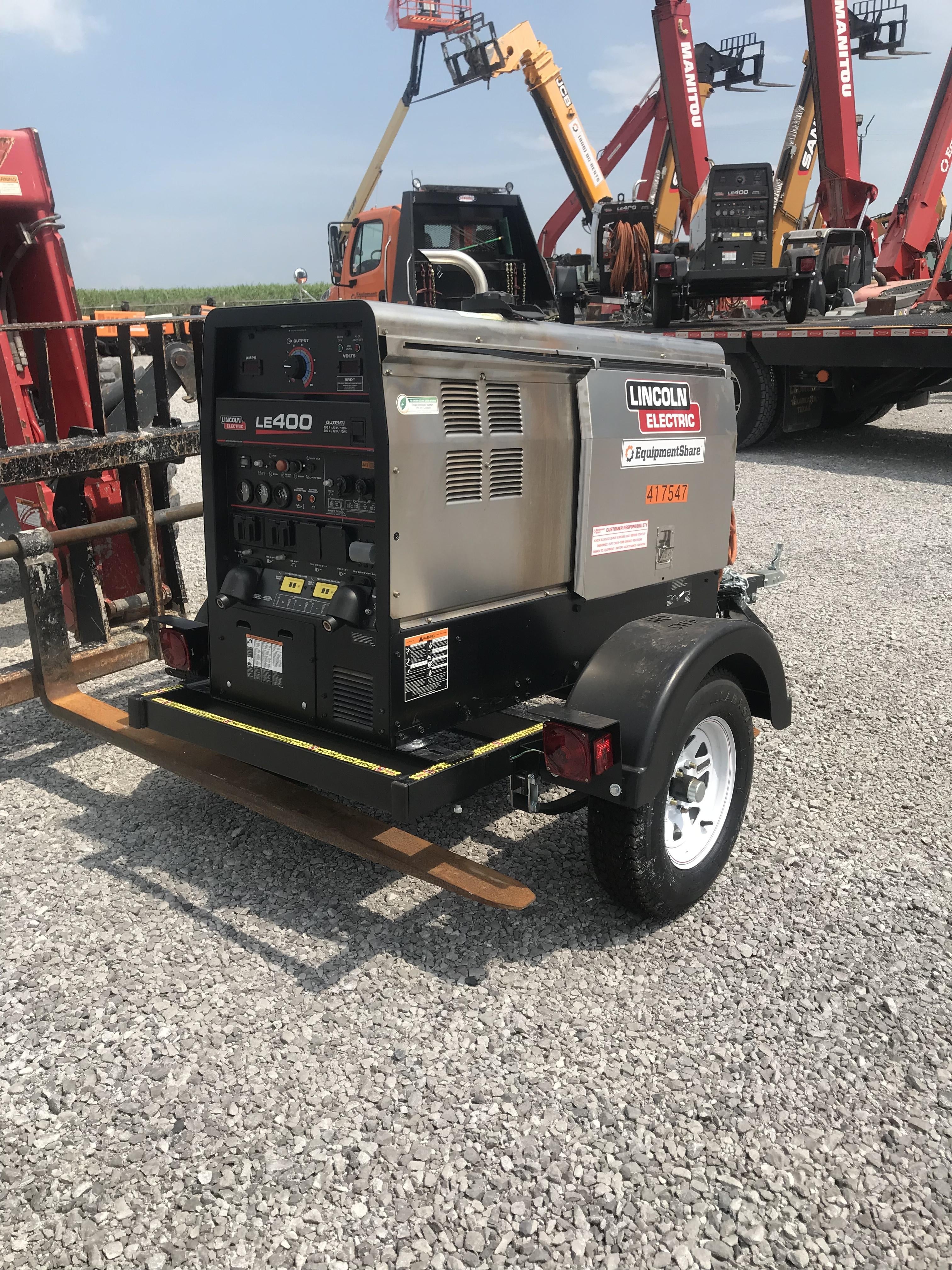 2024 Lincoln Electric LE400 Kubota V1505, Trlr, Cable Rack, Light Kit, ES Decals, T3