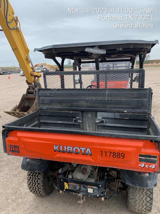 2020 Kubota RTV-X1140W-H 4WD, LED Strobe, Windshield Acrylic Clear, Plastic Canopy, Wire Harness Kit, Backup Alarm