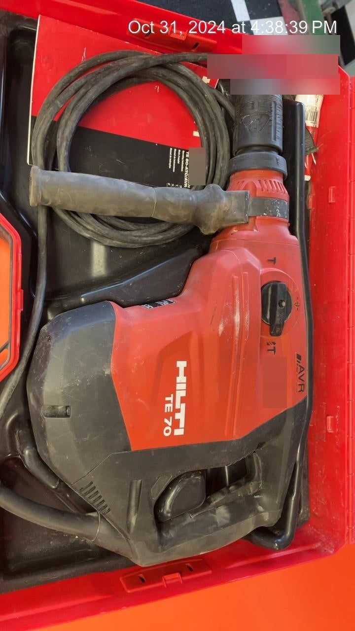 2019 HILTI TE 70-AVR