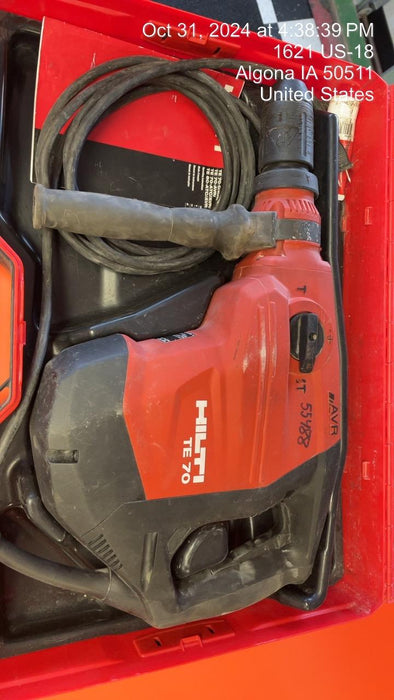 2019 HILTI TE 700-AVR