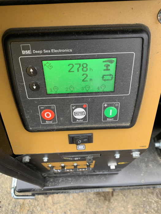 2021 Allmand NLV3GR (4) LED Light Fixture 350W, 23' Vertical Mast, 3kW Prime, Towable, Deep Sea L401, Leveling Jacks, Yanmar T4F 5.8hp