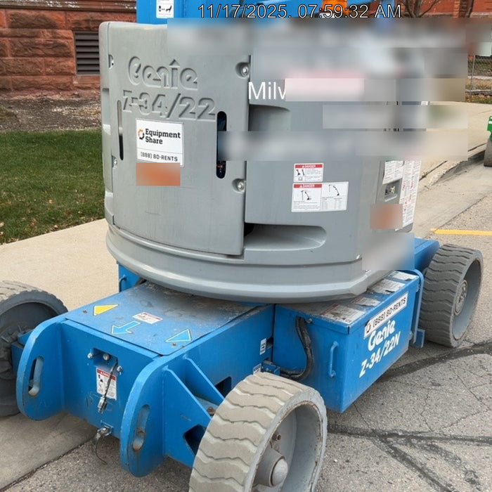 2017 GENIE Z-34/22N