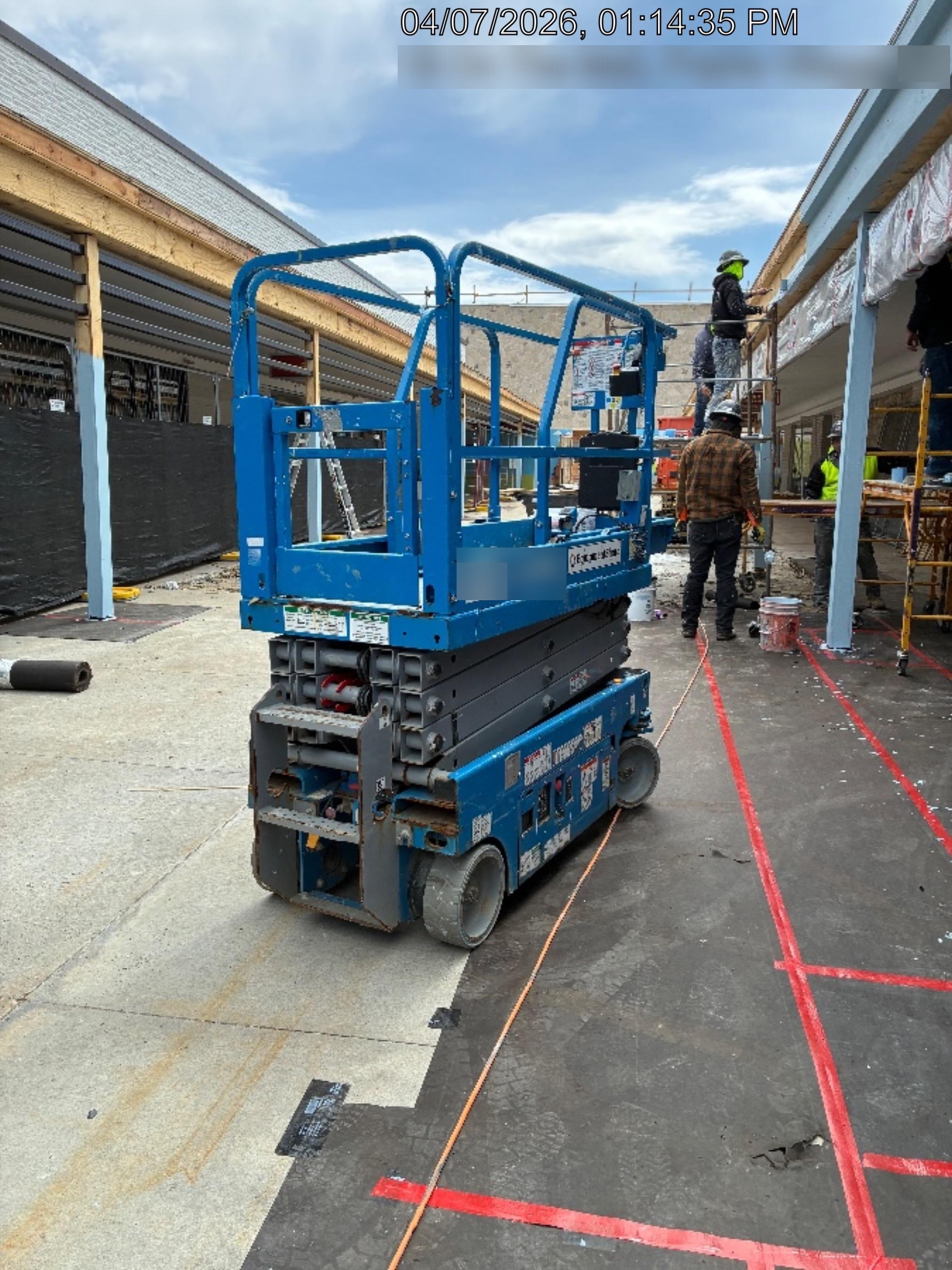 2020 Genie GS-1930 Solid Non Marking Tires, Beacon, Folding rails with half height swing gate