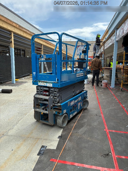 2020 Genie GS-1930 Solid Non Marking Tires, Beacon, Folding rails with half height swing gate