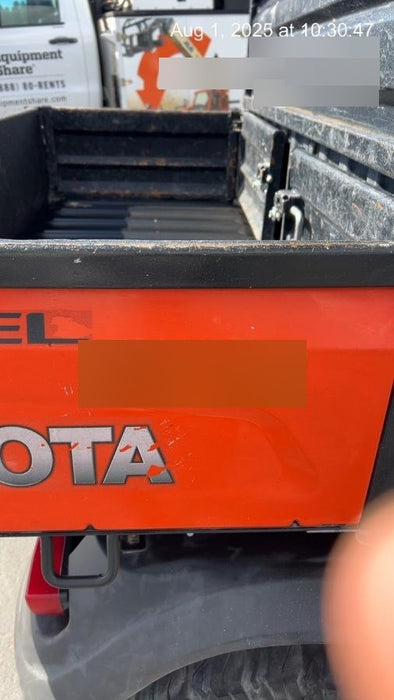 2019 Kubota RTV-X1140 4wd Utility Cart, LED Strobe, Windshield Tempered Glass, Pastic Canopy, Wire Harness Kit, Backup Alarm