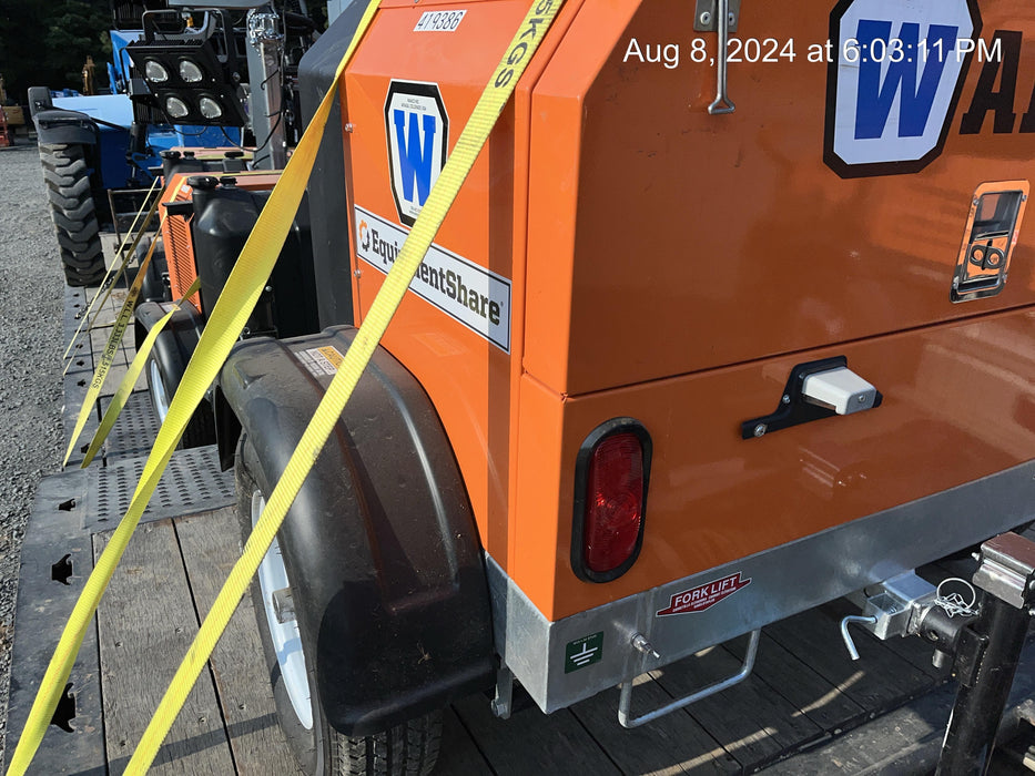 2024 Wanco WLTT-4MM4K Diesel, Deep Sea Controller, Shore Power Plug, Auto Start, (4) 350W LED Floodlights, 4kW Generator, 60 Gal Fuel Tank, 2" Ball, T3