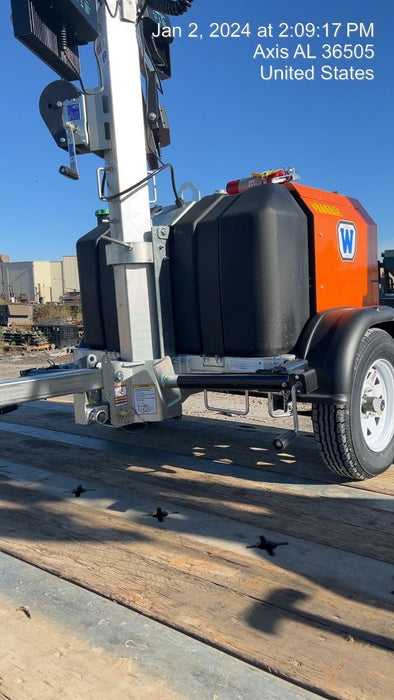 2023 Wanco WLTT-4MM4K Diesel, Deep Sea Controller, Shore Power Plug, Auto Start, (4) 350W LED Floodlights, 4kW Generator, 60 Gal Fuel Tank, 2" Ball, T3