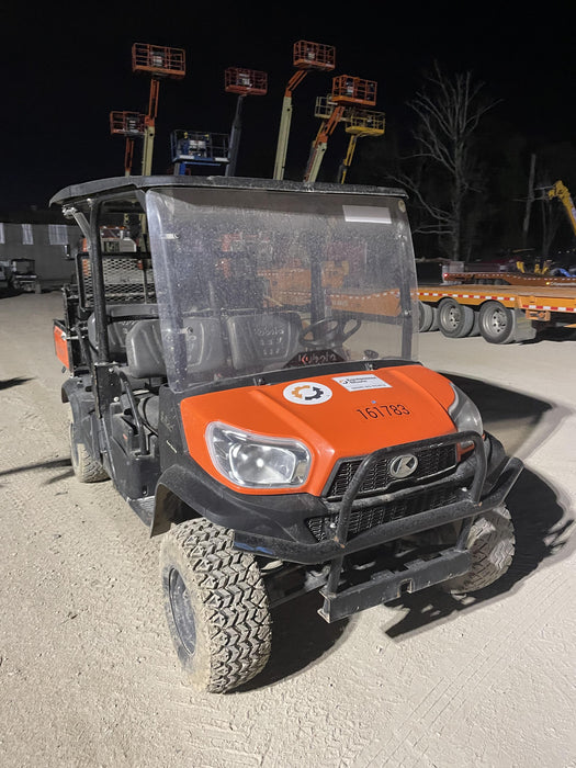 2021 Kubota RTV-X1140W-H Plastic Canopy, Windshield Acrylic Clear, LED Strobe Light, Wire Harness Kit, Back up Alarm