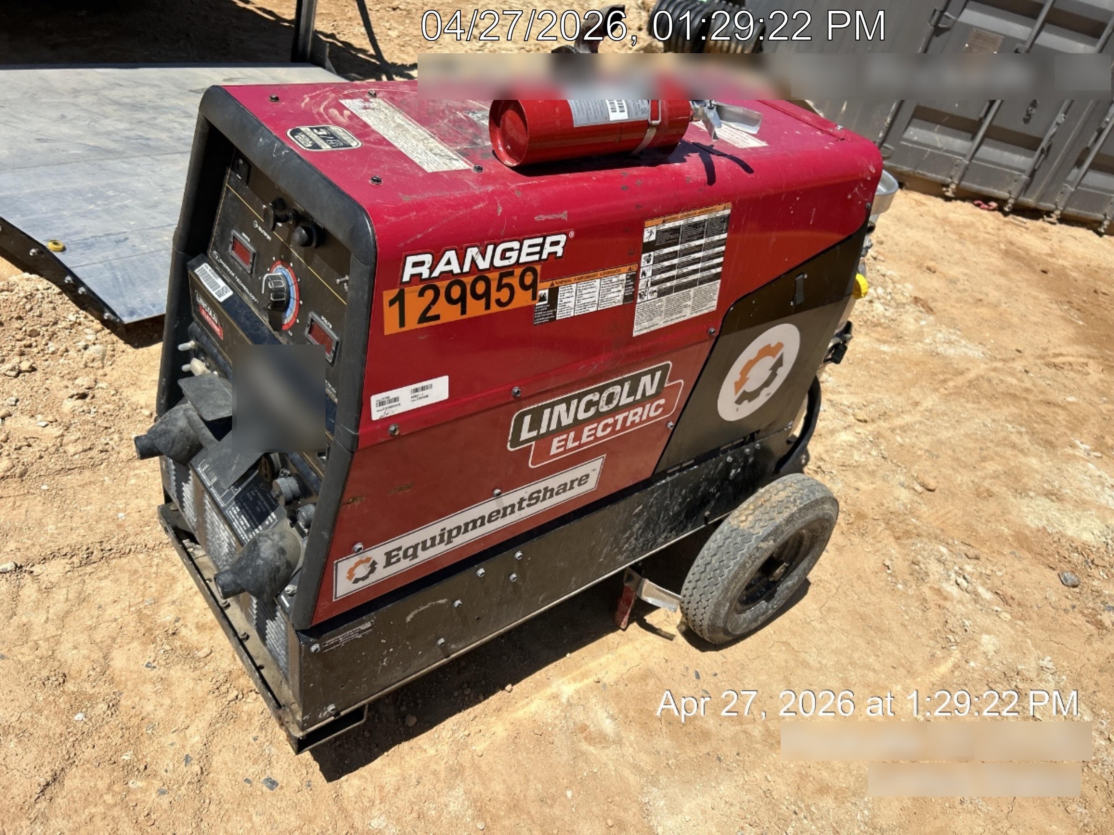 2021 Lincoln Electric Ranger 305 LPG K3430-1, Ranger 305 LPG, Undercarriage, Tank Holder & Strap, 10kw AC Gen, 25hp Kohler LPG Eng