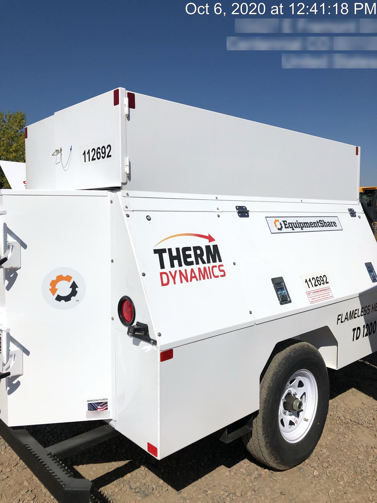 2020 THERM DYNAMICS TD1200