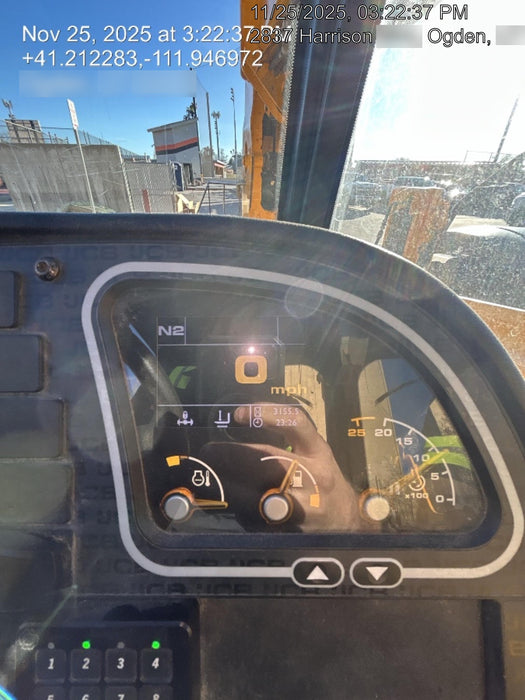 2019 JCB 509-42 Cab/Heat/Air, 74 HP, Solid Tires, STD Worklight, Beacon, Aux Hydraulics, Lifting Eye, Back up Alarm w/66" Carriage/60" Forks