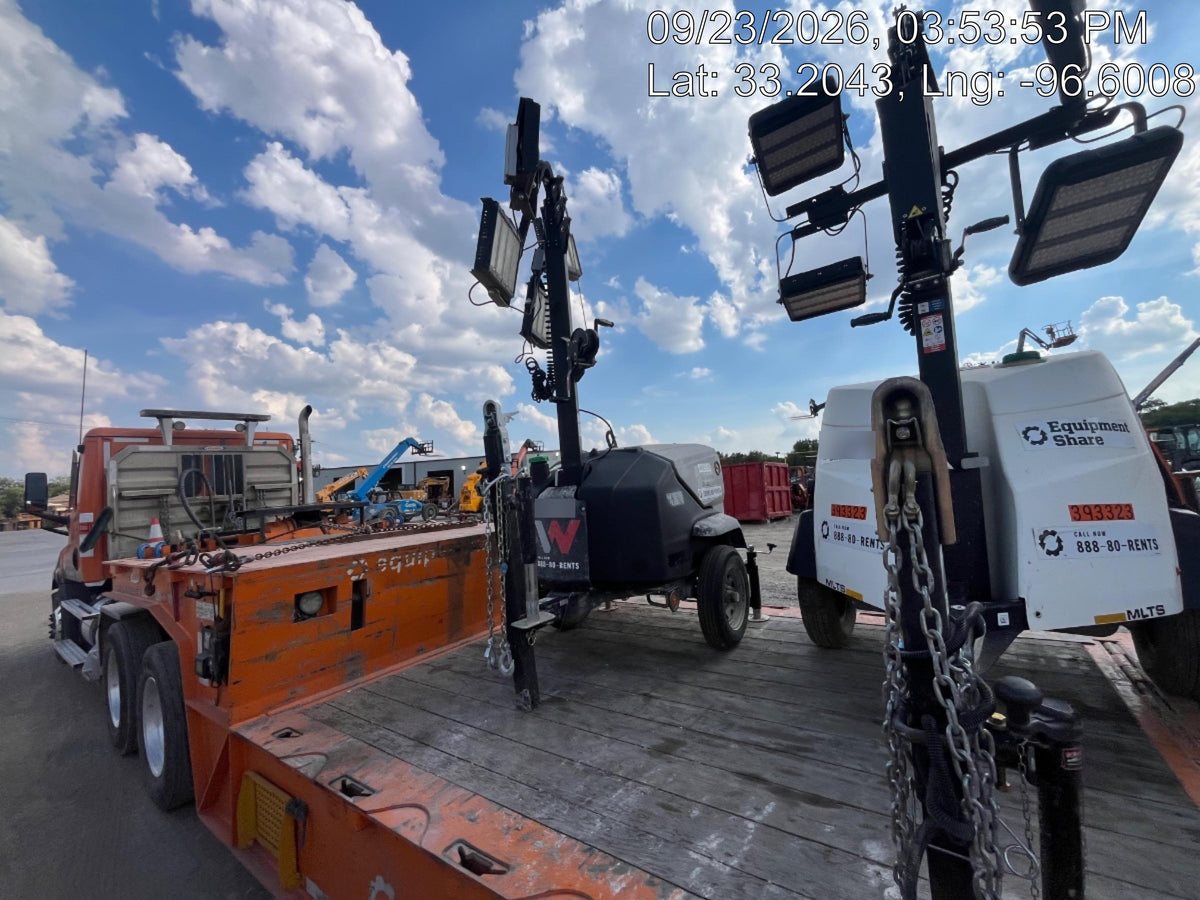 2024 Generac MLT2 Diesel, Flex Switch 120V Input, Powerzone Controller, 
(4) 320W LED Lights, 4kW Generator, 39.9 Gal Fuel Tank, 2" Ball, T3