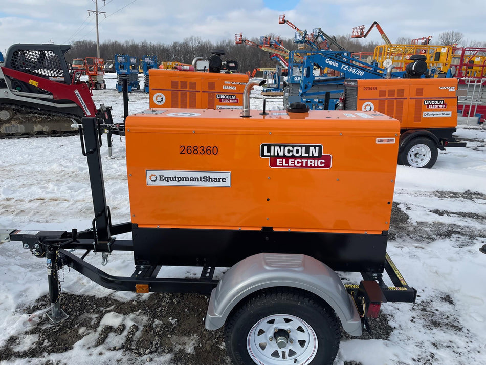 2022 Lincoln Electric LE400 Kubota V1505, Trlr, Cable Rack, Light Kit, ES Decals, T3