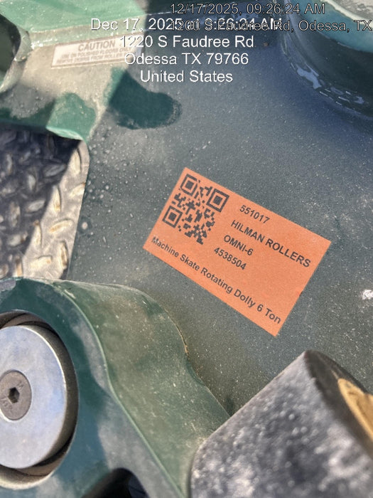 2025 HILMAN ROLLERS OMNI-6