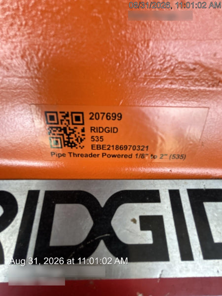 2021 RIDGID 535