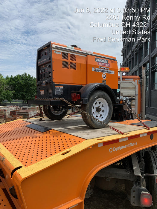 2021 Lincoln Electric Vantage 322 Vantage 322 Ready Pak 3 w/ Decals, ORANGE (includes trailer, cable rack, fender light kit) NO Telematics