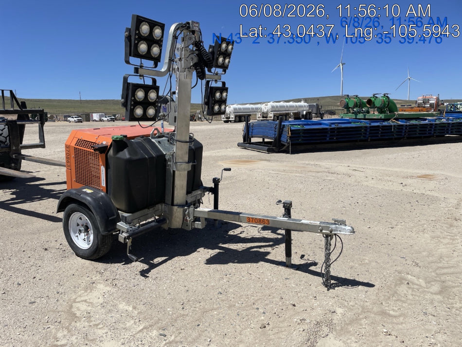 2023 Wanco WLTT-4MM4K Diesel, Deep Sea Controller, Shore Power Plug, Auto Start, (4) 350W LED Floodlights, 4kW Generator, 60 Gal Fuel Tank, 2" Ball, T3