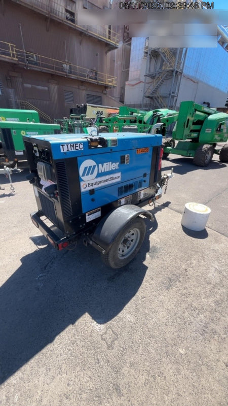 2020 Miller Electric BIG BLUE 400 Trailer Mounted Welder