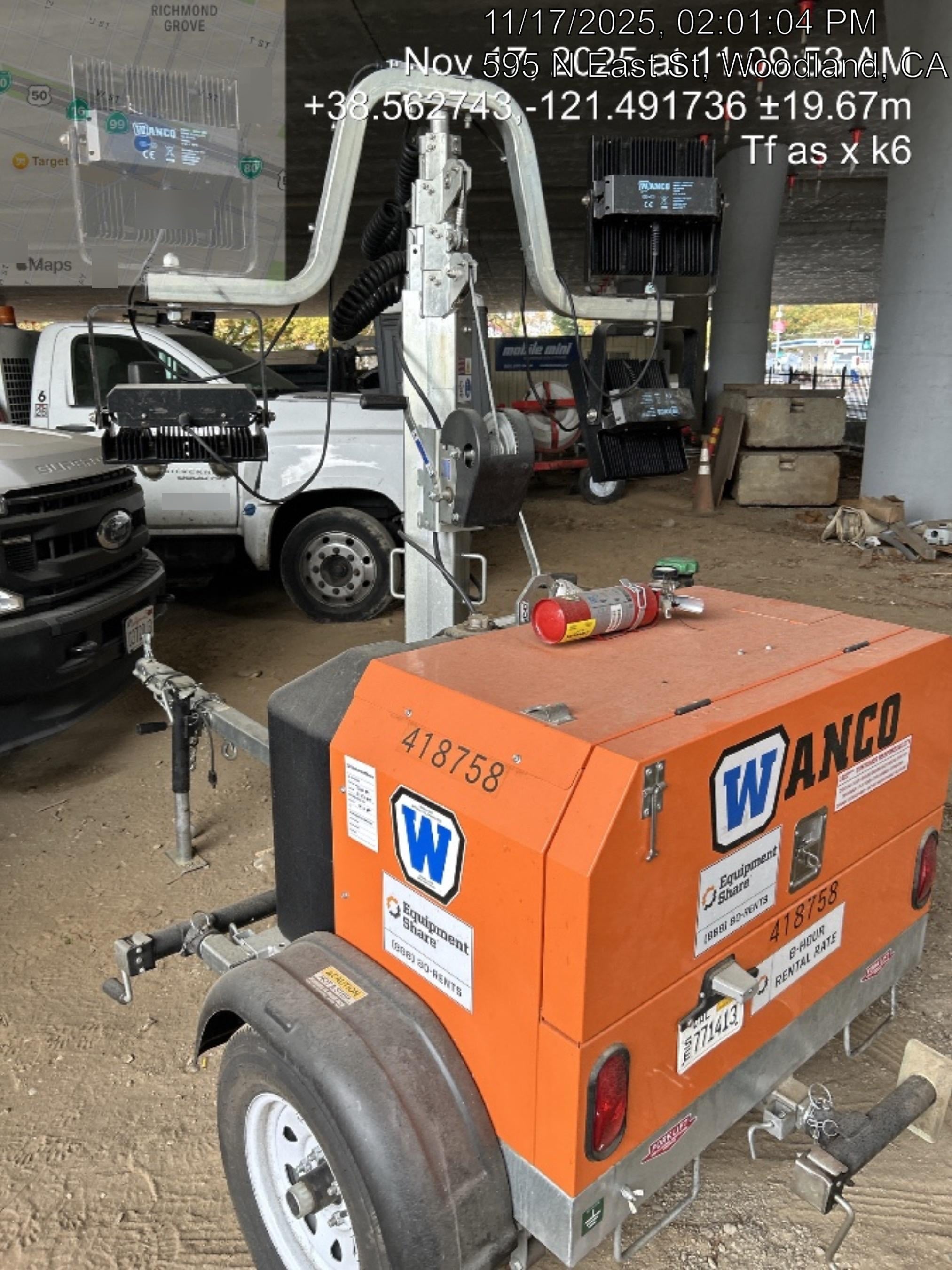 2024 Wanco WLTT-4MM4K Diesel, Deep Sea Controller, Shore Power Plug, Auto Start, (4) 350W LED Floodlights, 4kW Generator, 60 Gal Fuel Tank, 2" Ball, T3