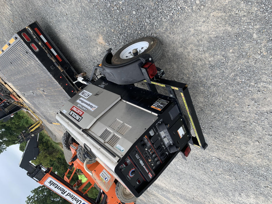 2019 Lincoln Electric Vantage 322 Ready-Pak 3, Two Wheel Trailer, Fender and Light Kit, Cable Rack